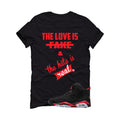 Air Jordan 6 Reverse Infrared Matching T-Shirt, Sweatshirts & Hoodies Black T-Shirt (The Love is fake)| illcurrency