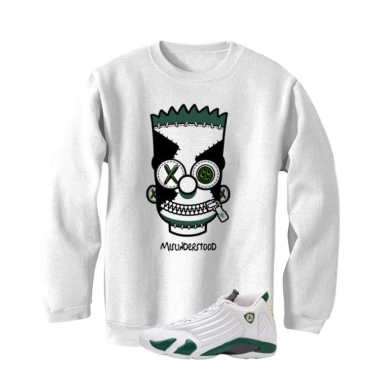 Air Jordan 14 Forest Green Matching T-Shirt Misunderstood
