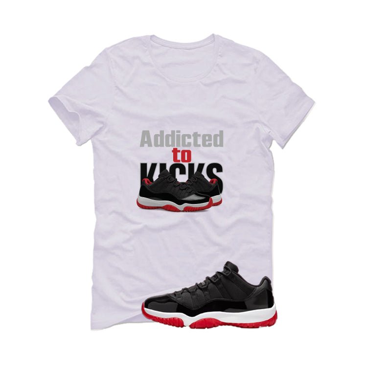 Air Jordan 11 Low Bred White T-Shirt (addicted to kicks)| illcurrency