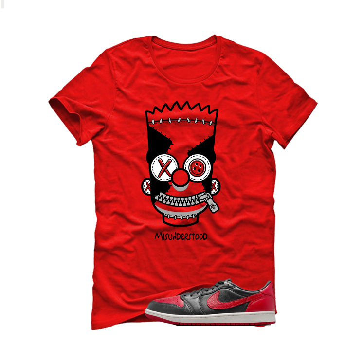 Air Jordan 1 Low OG Banned Matching T-Shirt, Sweatshirts & Hoodies Red T-Shirt (Misunderstood)| illcurrency