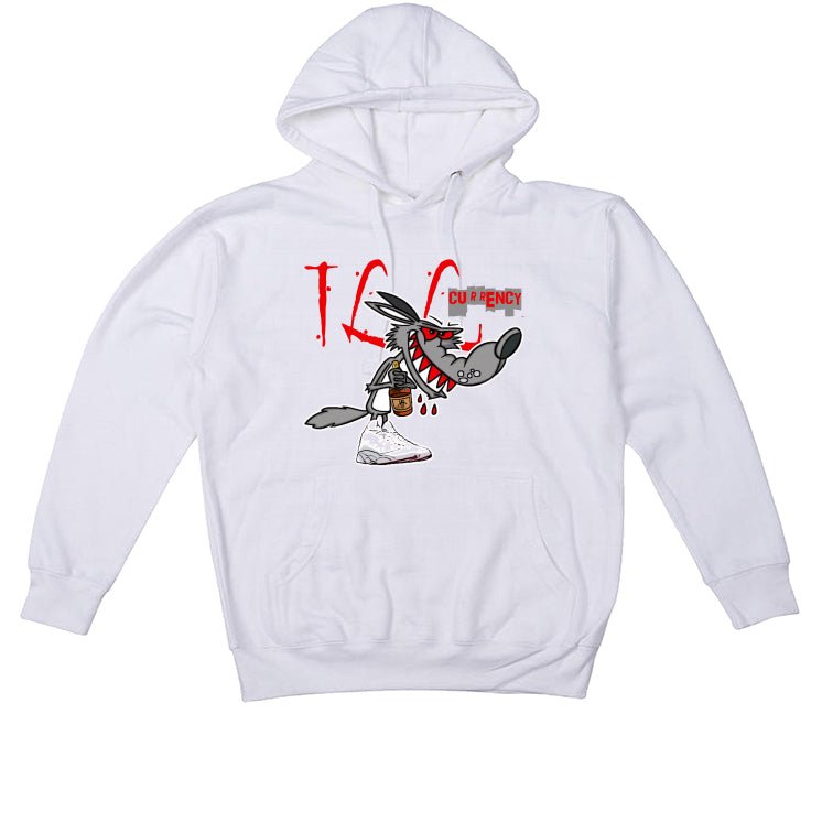 Air Jordan 13 Wolf Grey - White T-Shirt (Henny Wolf)
