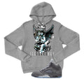 Air Jordan 5 Wolf Grey Matching T-Shirt, Sweatshirts & Hoodies Grey T-Shirt (Graffiti Angel)