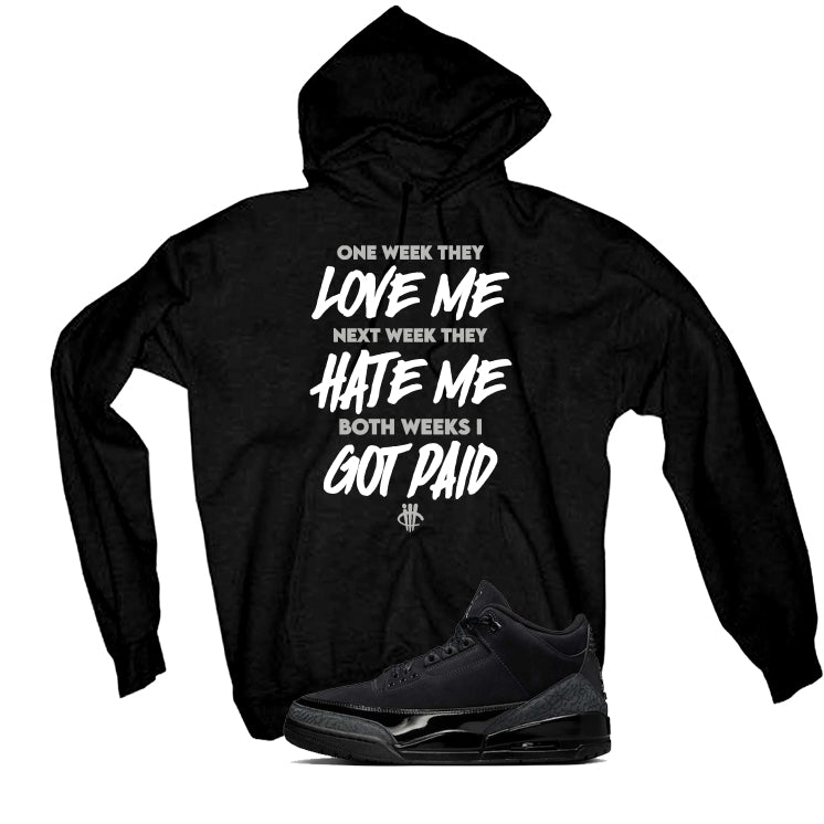 Air Jordan 3 Black Cat Black T-Shirt (Paid)| illcurrency