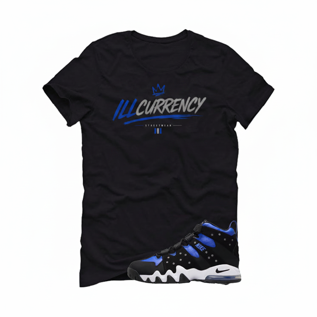 Nike Air Max2 CB ‘94 Varsity Royal Matching T-Shirt Black T-Shirt (illC Streetwear)| illcurrency
