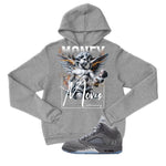Air Jordan 5 Wolf Grey Matching T-Shirt, Sweatshirts & Hoodies Grey T-Shirt (Money Moves)| illcurrency