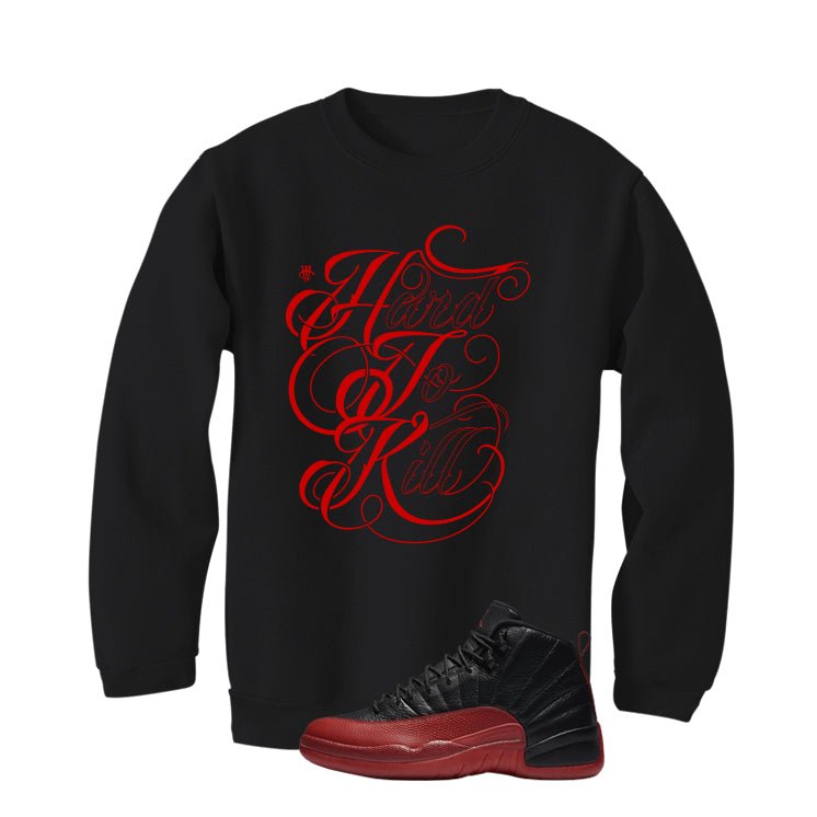 Air Jordan 12 Flu Game 2025 Black T-Shirt (Hard To Kill)| illcurrency