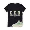 Air Jordan 4 WMNS Seafoam Black T-Shirt (CEO)| illcurrency