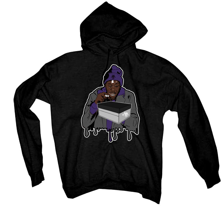 Air Jordan 12 Field Purple - Black T-Shirt (uncensored)