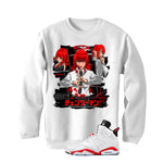 Air Jordan 6 White Infrared Matching T-Shirt Makima