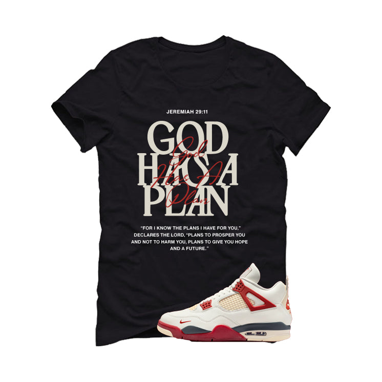 Nigel Sylvester x Air Jordan 4 Brick After Brick Matching T-Shirt, Sweatshirts, & Hoodies Black T-Shirt (God Has A Plan)| illcurrency