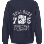 Air Jordan 5 “Georgetown” | illcurrency Navy Blue T-Shirt (Georgetown)