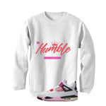 Air Jordan 4 Comic Matching T-Shirt White T-Shirt (Be Humble)| illcurrency