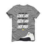 Air Jordan 12 Taxi Matching T-Shirt, Sweatshirts & Hoodies Grey T-Shirt (Paid)| illcurrency