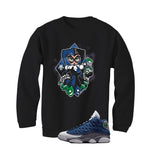 Air Jordan 13 Flint Black T-Shirt (Jack in a Box)| illcurrency