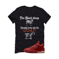Nigel Sylvester x Air Jordan 4 Brick by Brick Black T-Shirt (the black sheep usually turns into the GOAT!)| illcurrency