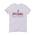Air Jordan 1 High OG Mauve | ILLCURRENCY White T-Shirt (Friends)
