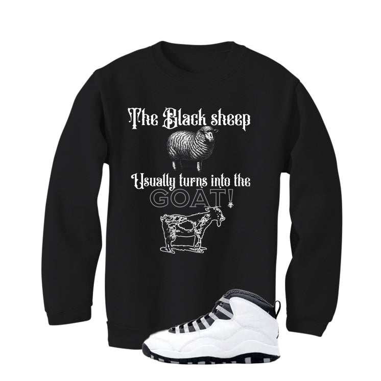 Air Jordan 10 OG Steel Black T-Shirt (the black sheep usually turns into the GOAT!)| illcurrency