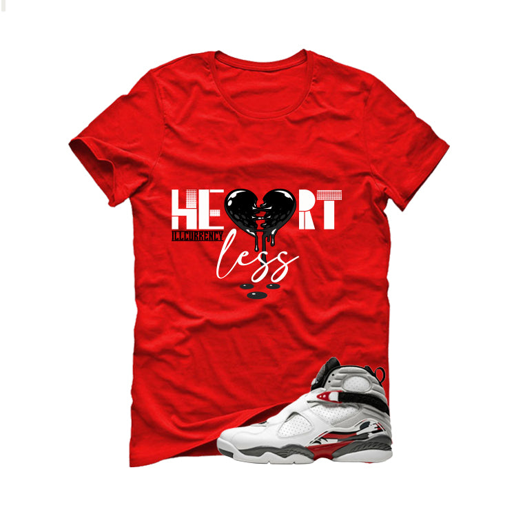 Air Jordan 8 Bugs Bunny Matching T-Shirt, Sweatshirts & Hoodies Red T-Shirt (Heartless)| illcurrency