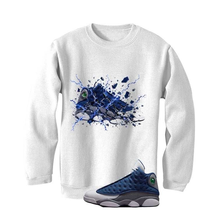 Air Jordan 13 Flint White T-Shirt (Jordan 13 flint shattered)| illcurrency