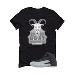 Air Jordan 12 Black/Wolf Grey Black T-Shirt (GOAT 23)| illcurrency