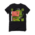 Air Jordan 1 SE Lava Glow - Black T-Shirt (ONLY TRUST MYSELF)