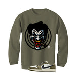 Air Jordan 1 Low OG Medium Olive Matching T-Shirt, Sweatshirts & Hoodies Military Green T-Shirt (Joke The Joker)| illcurrency