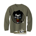 Air Jordan 1 Low OG Medium Olive Matching T-Shirt, Sweatshirts & Hoodies Military Green T-Shirt (Joke The Joker)