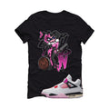 Air Jordan 4 Comic Matching T-Shirt Black T-Shirt (Hey Puddin!!)| illcurrency