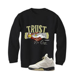 Air Jordan 5 WMNS Luminous Green Black T-Shirt (Trust  No One)| illcurrency