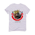 Air Jordan 13 Wolf Grey - White T-Shirt (Savage King)