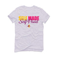J Balvin x Air Jordan 3 Medellin Sunset - White T-Shirt (Self Made Self Paid)