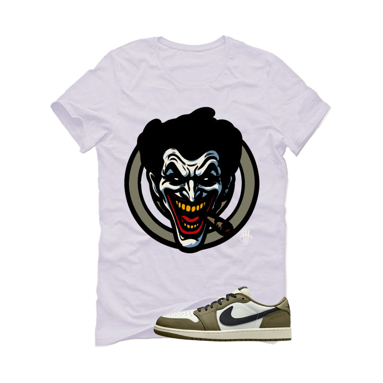 Air Jordan 1 Low OG Medium Olive Matching T-Shirt, Sweatshirts & Hoodies White T-Shirt (Joke The Joker)| illcurrency