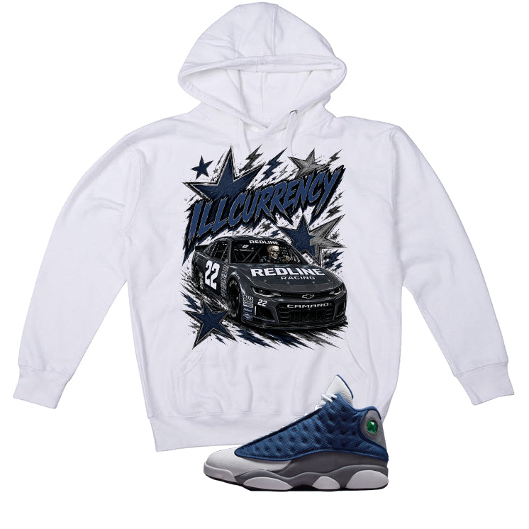 Air Jordan 13 Flint White T-Shirt (illcurrency Racing)| illcurrency
