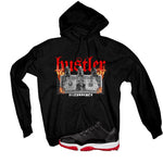 Air Jordan 11 Low Bred Black T-Shirt (See No Evil Hustler)| illcurrency