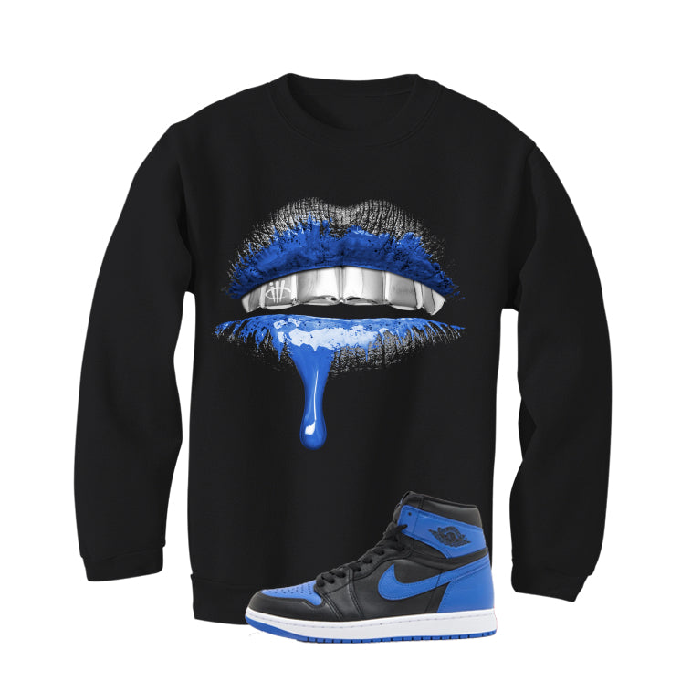 Air Jordan 1 High OG Royal Matching T-Shirt Lips