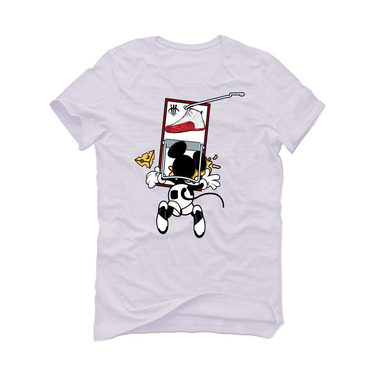 Air Jordan 12 OG “Cherry” White T-Shirt (MOUSE TRAP)