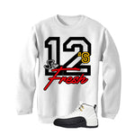 Air Jordan 12 Taxi Matching T-Shirt, Sweatshirts & Hoodies White T-Shirt (Stay Fresh)| illcurrency