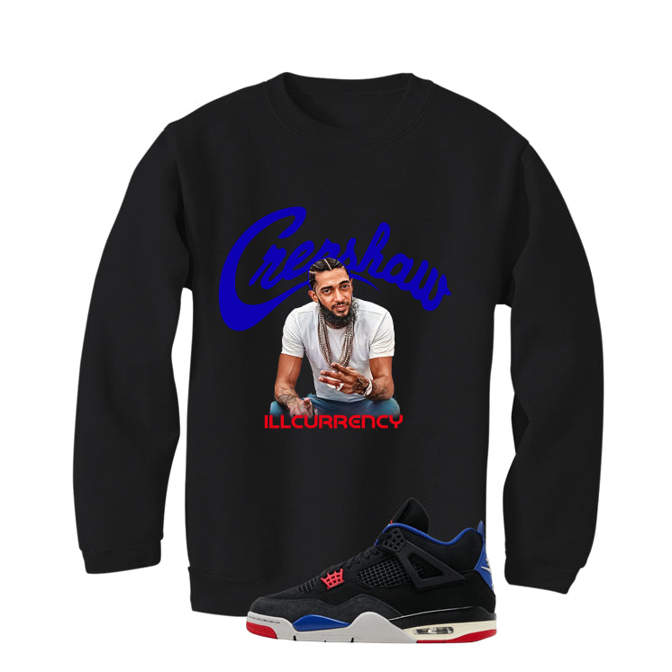 Air Jordan 4 Rare Air Black T-Shirt (Crenshaw)| illcurrency
