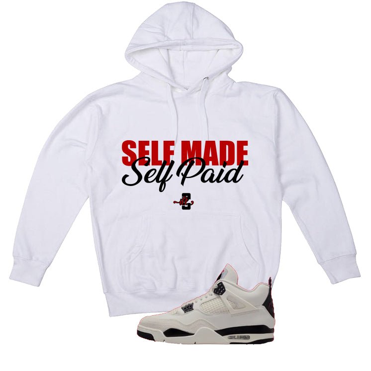 Air Jordan 4 Flight Club Matching T-Shirt, Sweatshirts & Hoodies White T-Shirt (Self Made Self Paid)| illcurrency