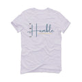 AIR JORDAN 13 “BLUE GREY” | illcurrency White T-Shirt (Stay Humble)