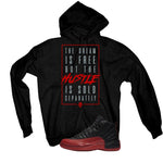 Air Jordan 12 Flu Game 2025 Black T-Shirt (DREAM IS FREE)| illcurrency