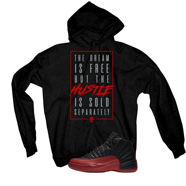 Air Jordan 12 Flu Game 2025 Black T-Shirt (DREAM IS FREE)| illcurrency