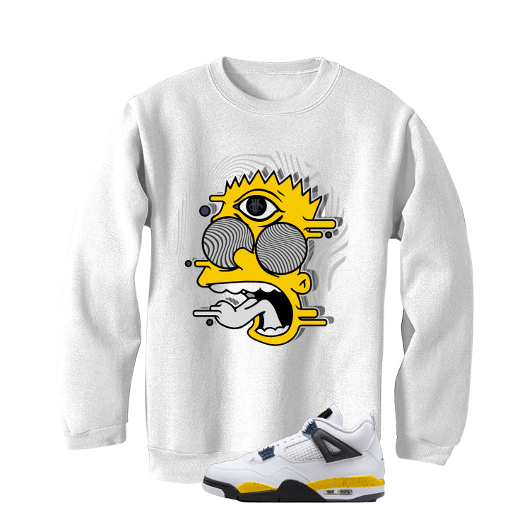 Air Jordan 4 Tour Yellow Matching T-Shirt White T-Shirt (Blinded)| illcurrency