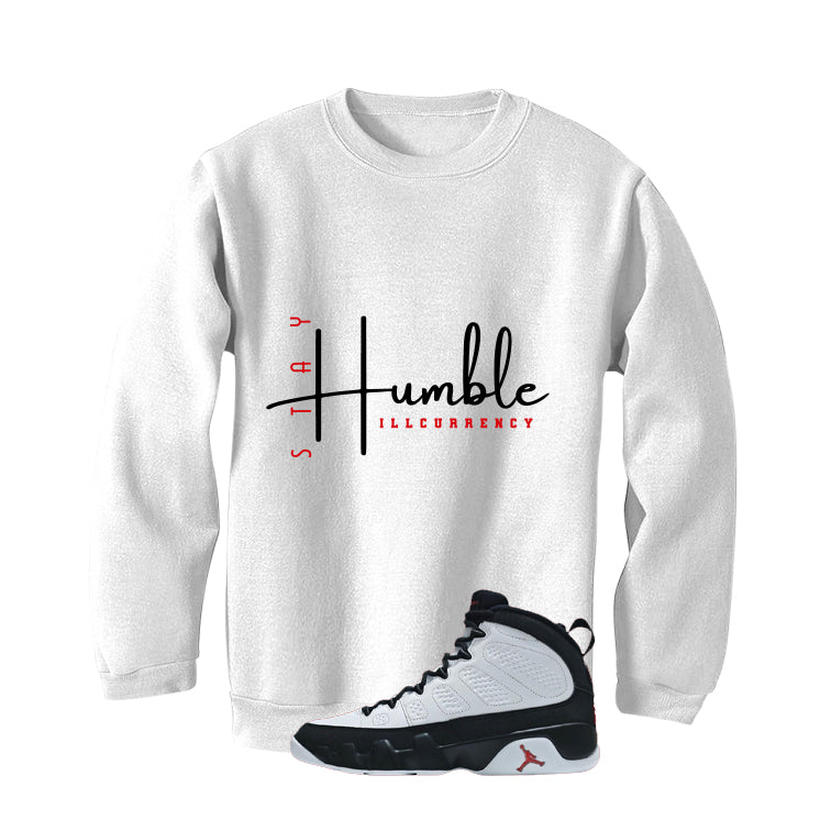 Air Jordan 9 OG Space Jam Matching T-Shirt Stay Humble