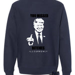 Air Jordan 1 High OG Midnight Navy Navy Blue T-Shirt (Trump you missed)| illcurrency
