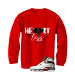 Air Jordan 8 Bugs Bunny Matching T-Shirt, Sweatshirts & Hoodies Red T-Shirt (Heartless)| illcurrency