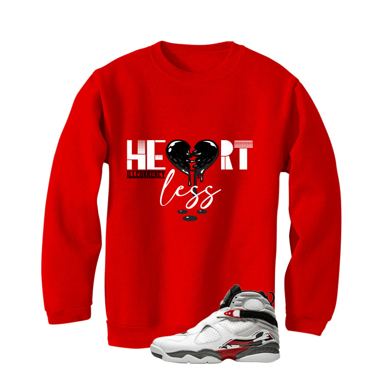 Air Jordan 8 Bugs Bunny Matching T-Shirt, Sweatshirts & Hoodies Red T-Shirt (Heartless)| illcurrency