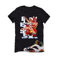 Air Jordan 7 Miro Matching T-Shirt Black T-Shirt (Street Roger)| illcurrency