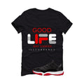 Air Jordan 11 Low Bred Black T-Shirt (Bad Choices)| illcurrency