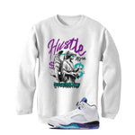 Air Jordan 5 OG Grape White T-Shirt (Hustle More)| illcurrency